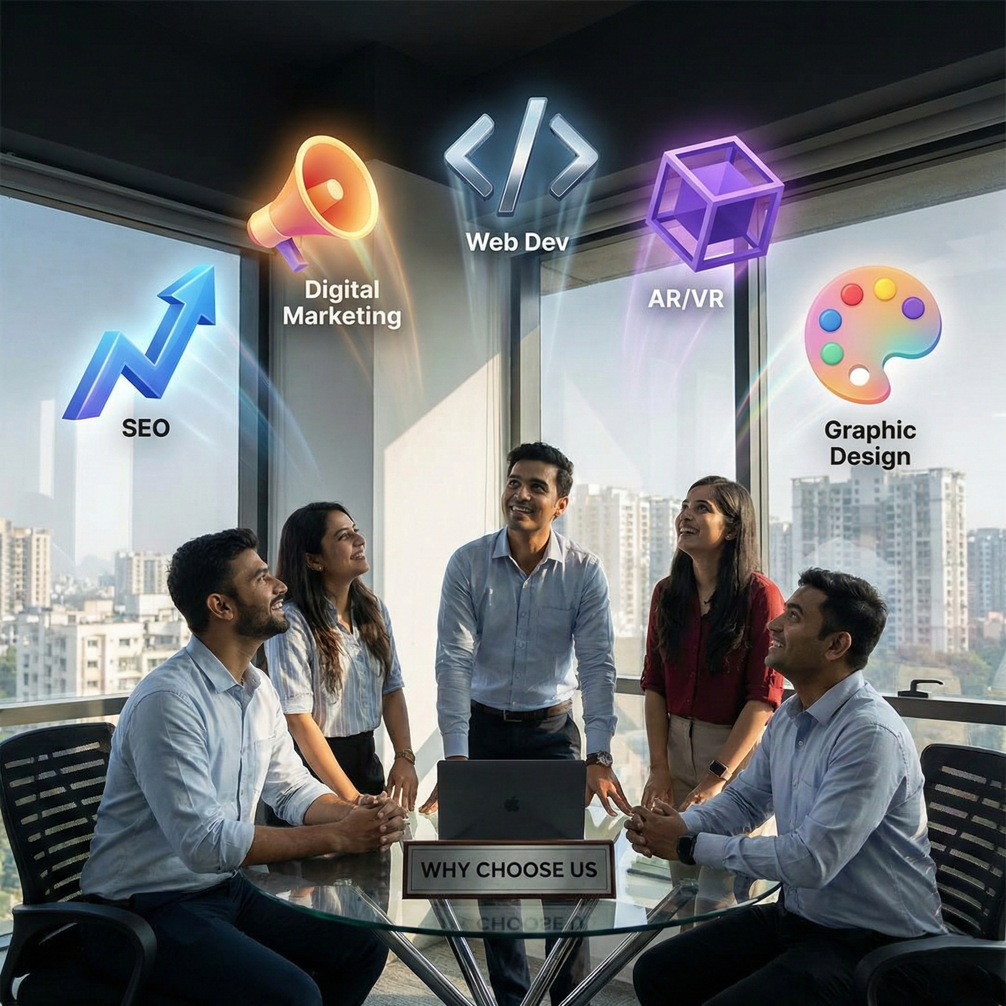 Team working together